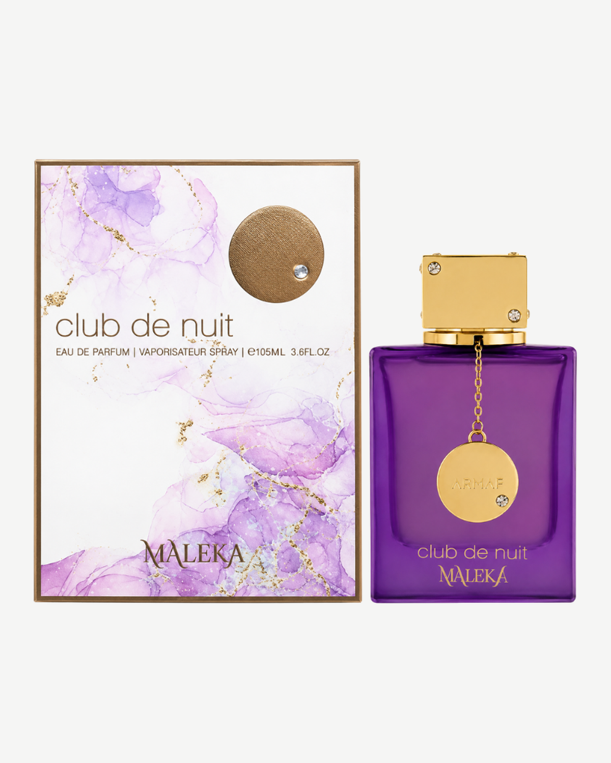 Armaf Club de Nuit Maleka junto a su caja