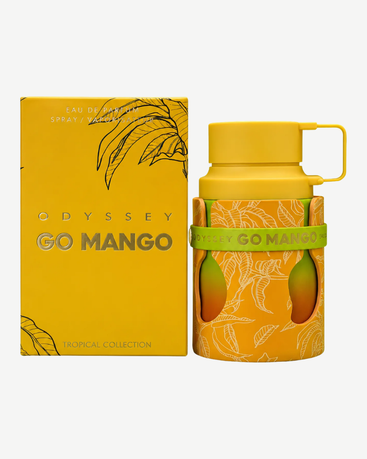 Armaf Odyssey Go Mango junto a su caja