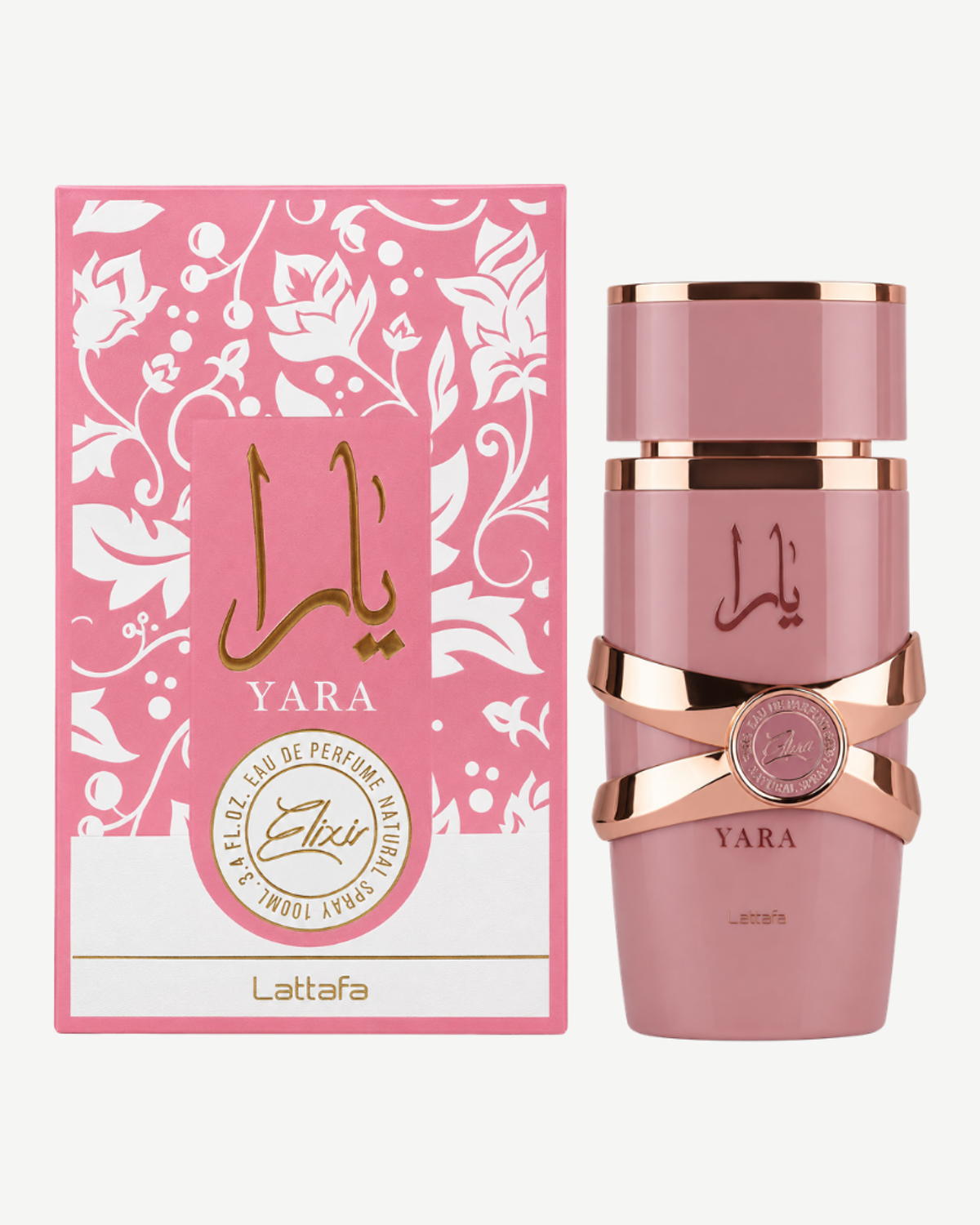 Lattafa Yara Elixir junto a su caja