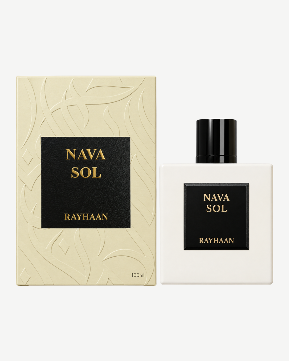 Rayhaan Nava Sol junto a su caja